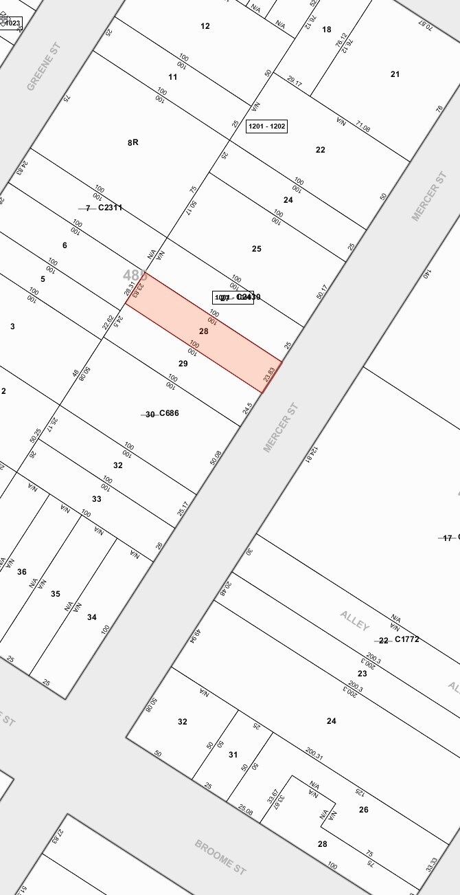 81 Mercer St, New York, NY à vendre Plan cadastral– Image 1 sur 8