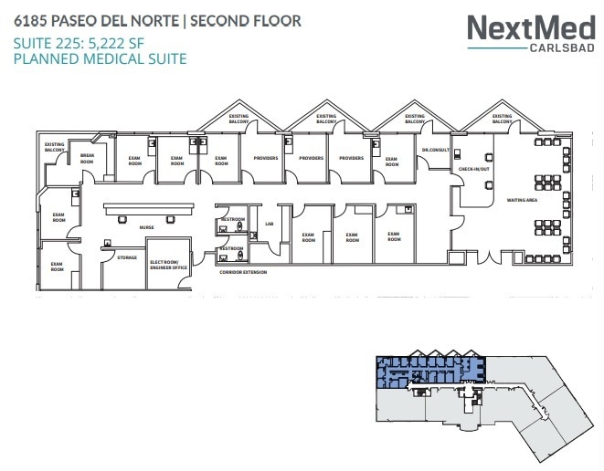 6183 Paseo del Norte, Carlsbad, CA à louer Plan d’étage– Image 1 sur 1