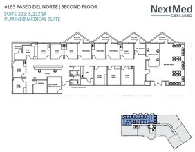 6183 Paseo del Norte, Carlsbad, CA à louer Plan d’étage– Image 1 sur 1