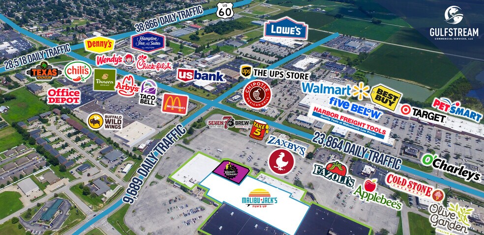 5000 Frederica St, Owensboro, KY à louer - Aérien – Image 2 sur 15