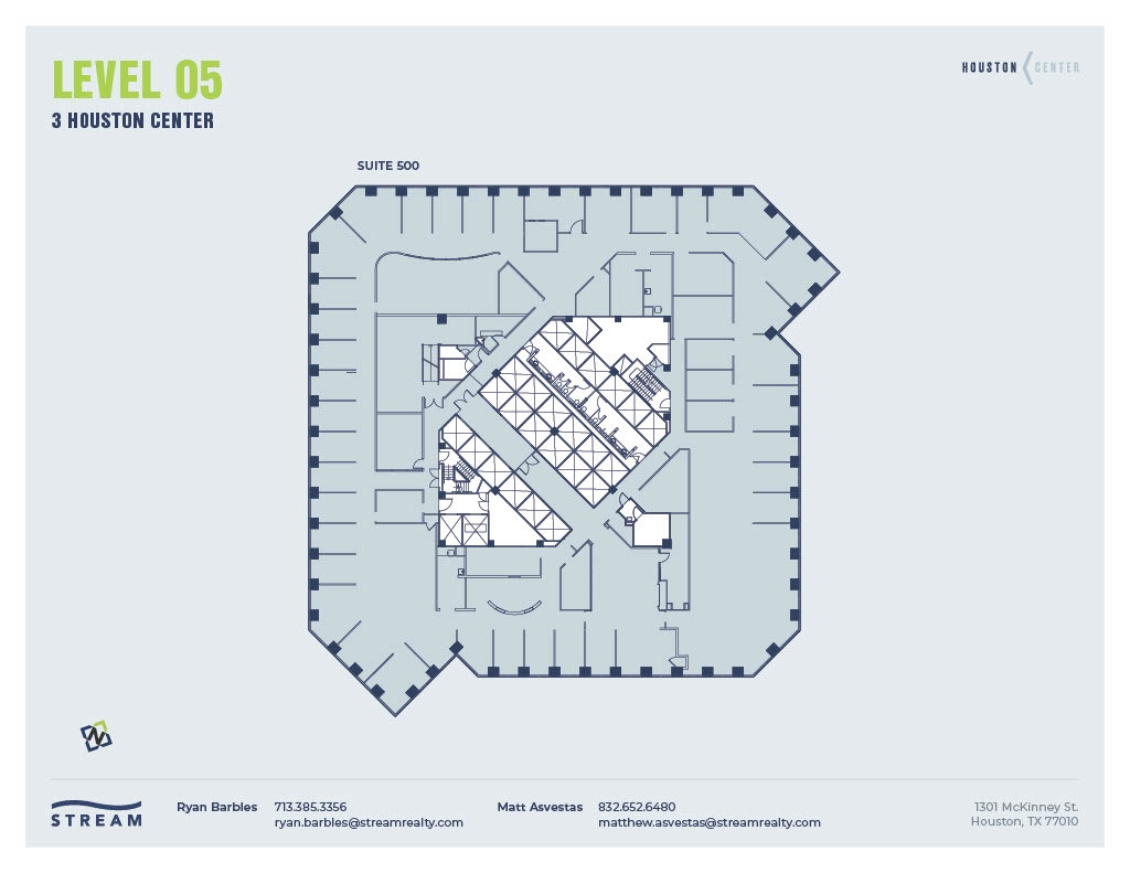 1301 McKinney St, Houston, TX à louer Plan d’étage– Image 1 sur 1