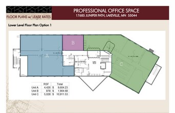 17685 Juniper Path, Lakeville, MN à louer Plan d’étage– Image 1 sur 2