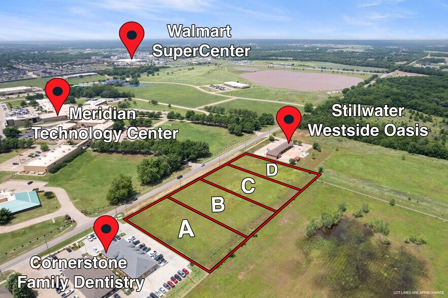 1305 S Sangre Rd, Stillwater, OK à vendre - Aérien – Image 1 sur 14