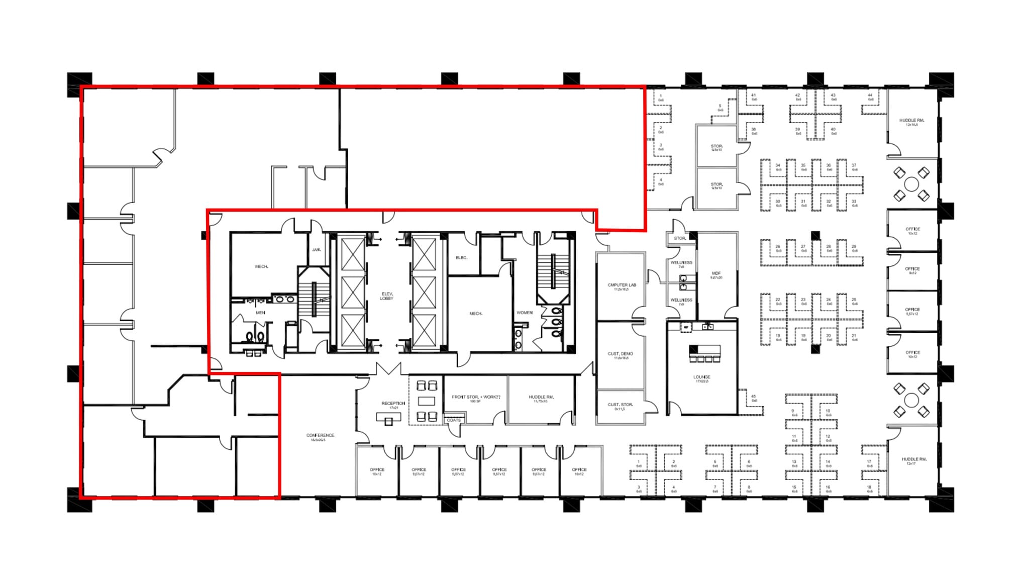6100 Western Pl, Fort Worth, TX à louer Plan de site– Image 1 sur 1
