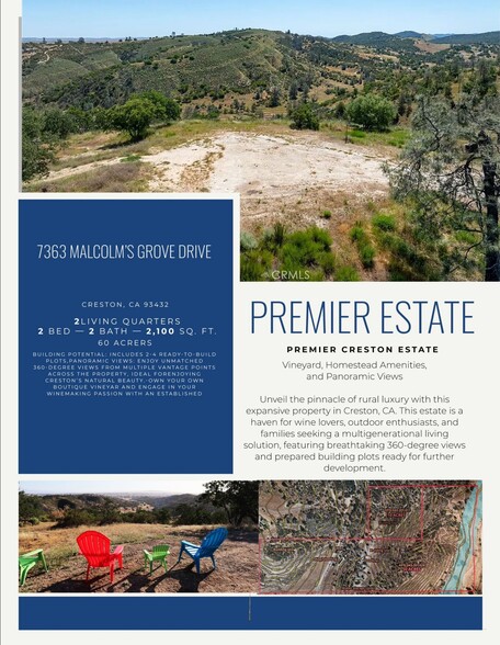 7363 Malcolms Grove Dr, Creston, CA à louer - Photo de l’immeuble – Image 2 sur 4