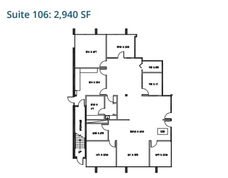 4077 Woodcock Dr, Jacksonville, FL à louer Plan d’étage– Image 1 sur 1