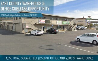 Plus de détails pour 8733 N Magnolia Ave, Santee, CA - Bureau, Industriel/Logistique à louer