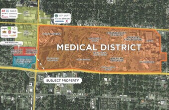 500 S University Ave, Little Rock, AR - VUE AÉRIENNE  vue de carte