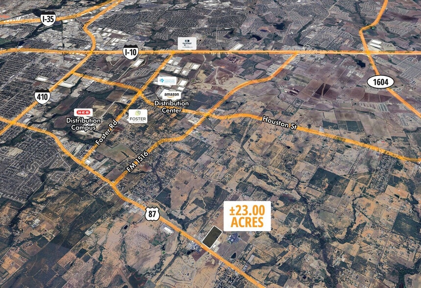 8491 US Highway 87 E, China Grove, TX à vendre - Aérien – Image 2 sur 3