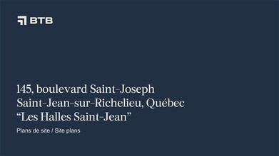 145 Boul Saint-Joseph, St-Jean, QC à louer Plan de site– Image 1 sur 1