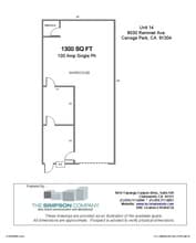 8030-8040 Remmet Ave, Canoga Park, CA à louer Plan d’étage– Image 1 sur 1