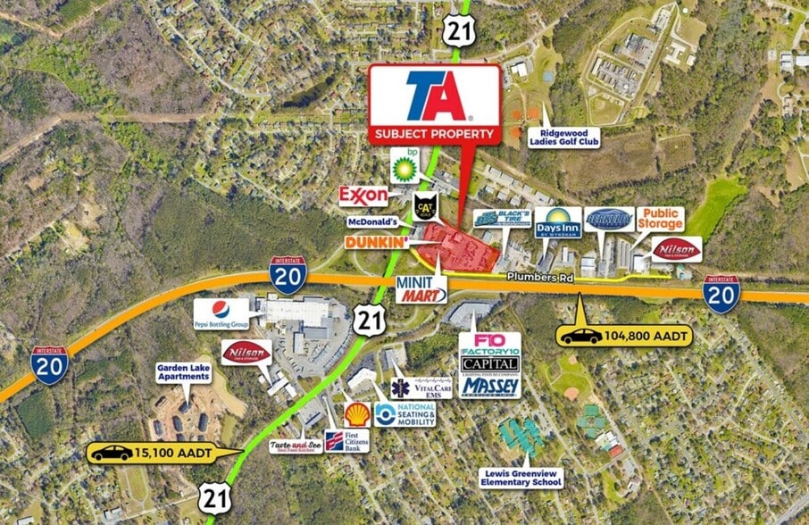 101 Plumbers Rd, Columbia, SC à vendre - Aérien – Image 3 sur 4