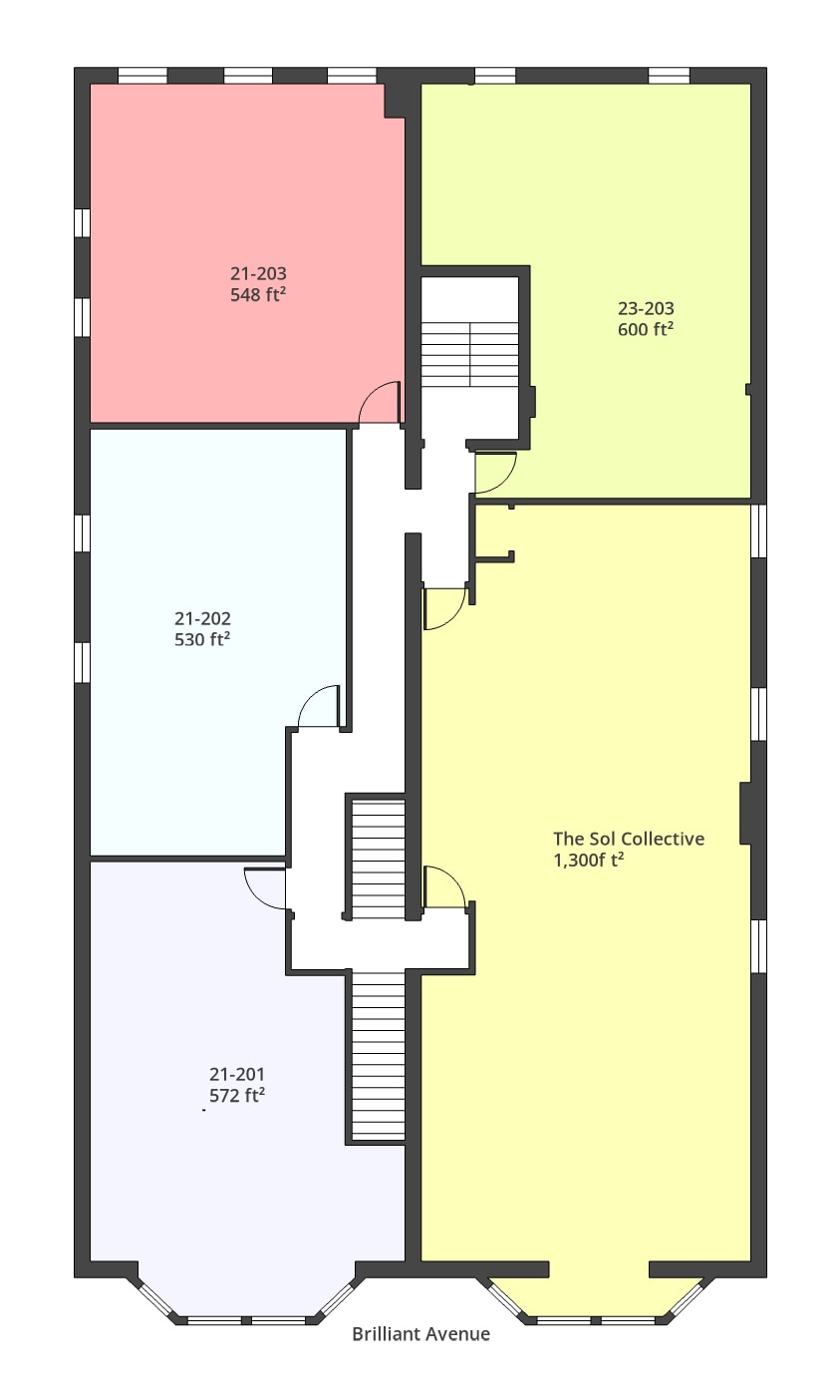 21-23 Brilliant Ave, Pittsburgh, PA à louer Plan d’étage– Image 1 sur 1