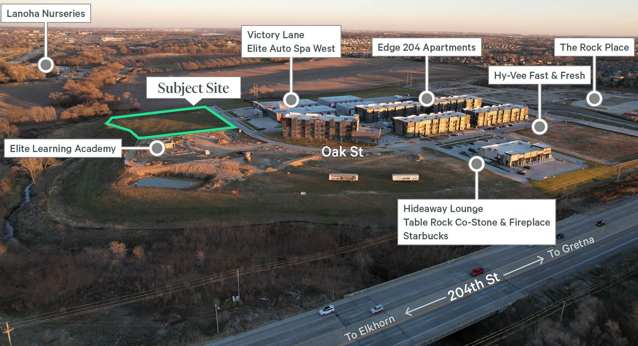 20120 Oak St, Elkhorn, NE à vendre Aérien– Image 1 sur 6