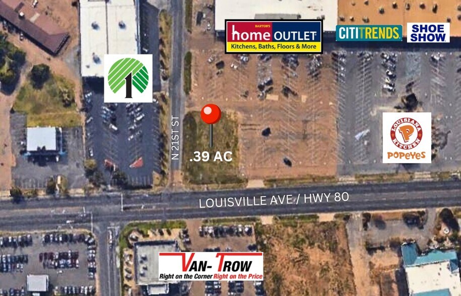 2020 Louisville Ave, Monroe, LA à vendre - Aérien – Image 2 sur 5