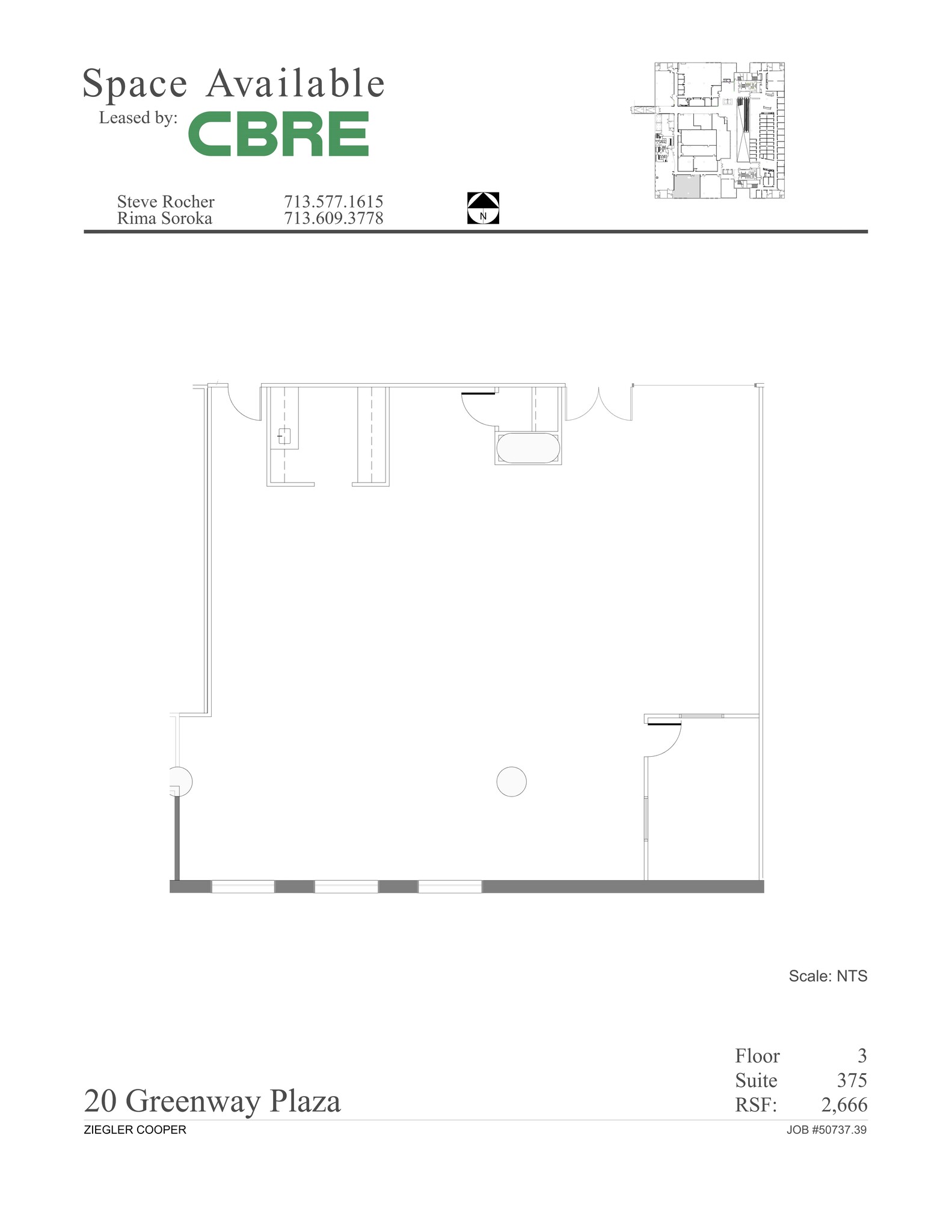 20 Greenway Plz, Houston, TX à louer Plan de site– Image 1 sur 1