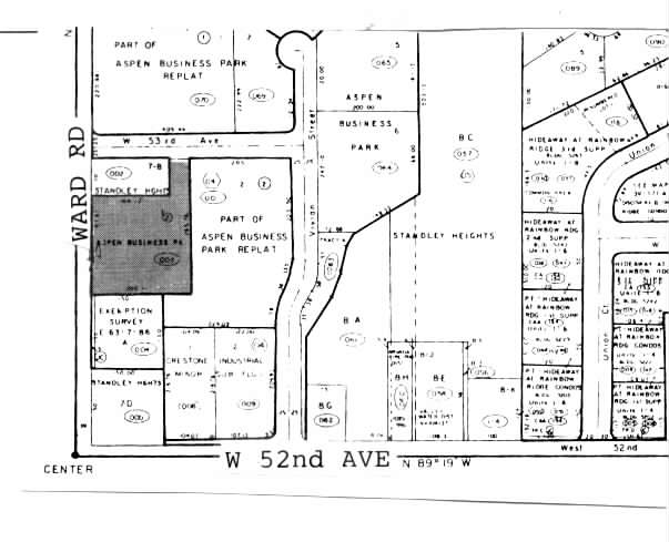 5280 Ward Rd, Arvada, CO à vendre - Plan cadastral – Image 2 sur 14