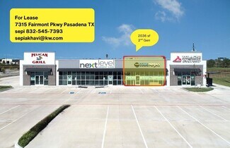 Plus de détails pour 7315 Fairmont Pkwy, Pasadena, TX - Local commercial à louer