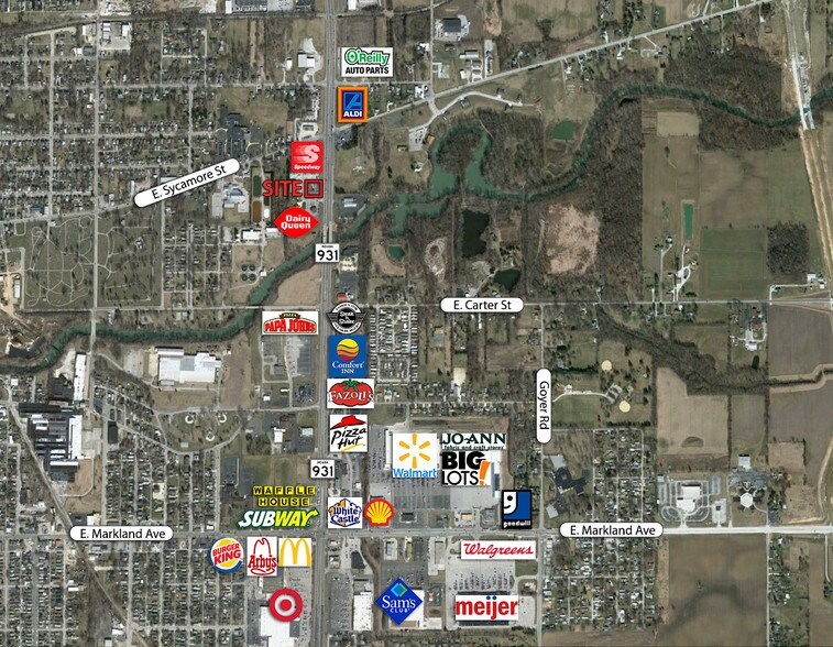 148 Creekside Dr, Kokomo, IN à louer - Aérien – Image 2 sur 6
