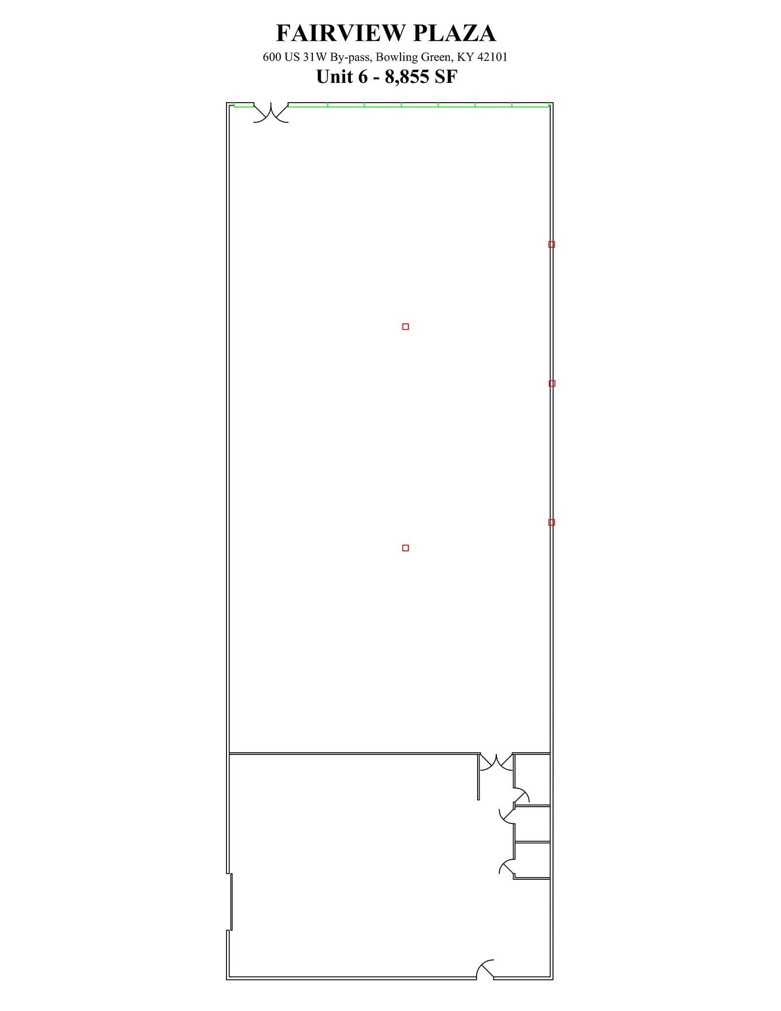 600 US 31-W, Bowling Green, KY à louer Plan de site– Image 1 sur 1