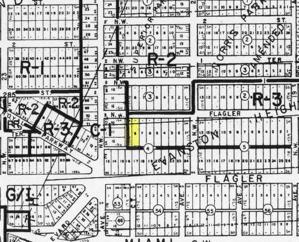2170 NW Flagler Ter, Miami, FL à vendre - Plan cadastral – Image 2 sur 3