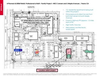 Plus de détails pour E Jensen and S Maple Ave, Fresno, CA - Local commercial à louer