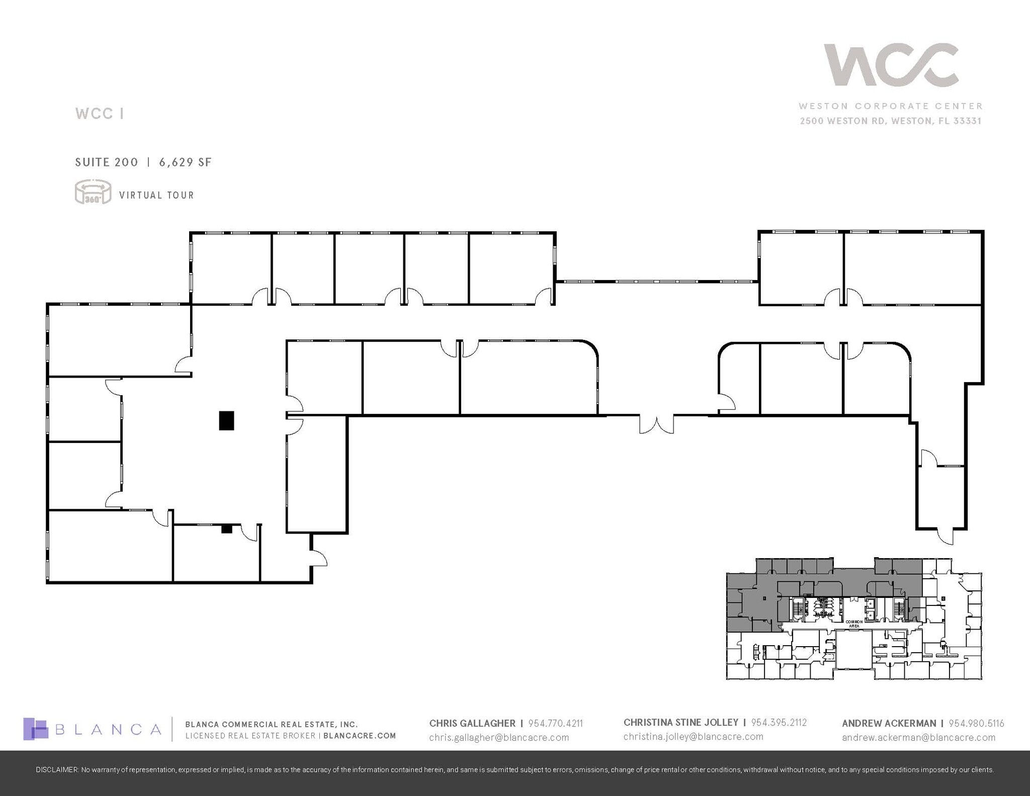 2500 Weston Rd, Weston, FL à louer Plan d’étage– Image 1 sur 1