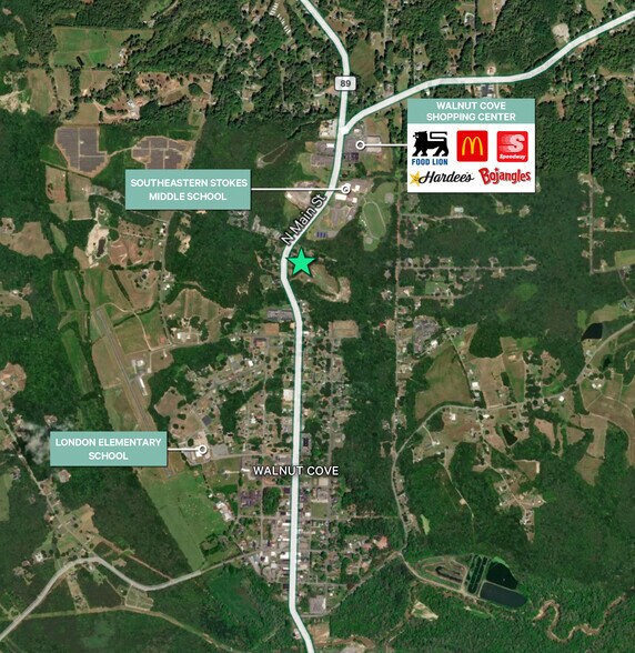 111 Smith St, Walnut Cove, NC à vendre - Aérien – Image 2 sur 2