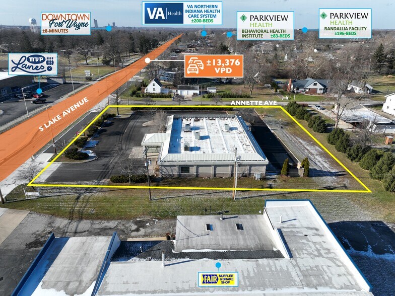 3909 Lake Ave, Fort Wayne, IN à louer - Photo de l’immeuble – Image 2 sur 11