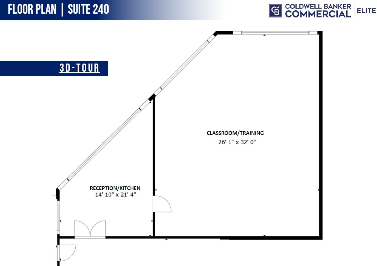 1801 Robert Fulton Dr, Reston, VA 20191 - Lot 240 -  - Plan d’étage - Image 1 of 2