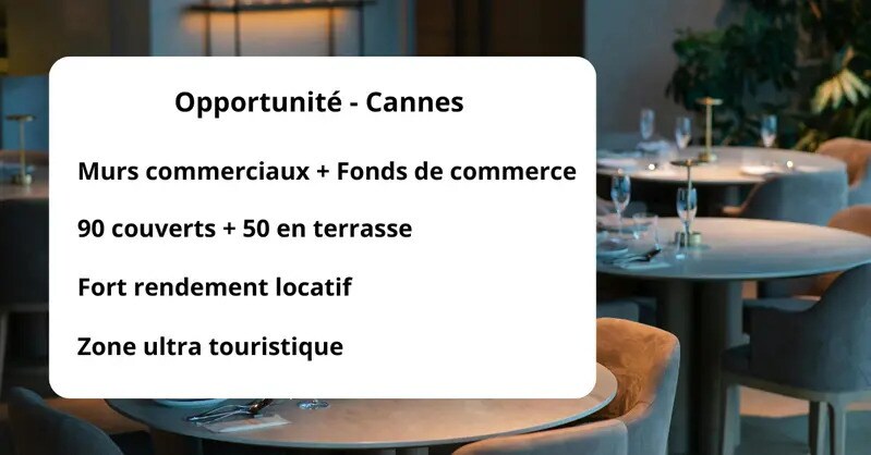 Local commercial dans Cannes à vendre Photo de l’immeuble– Image 1 sur 3