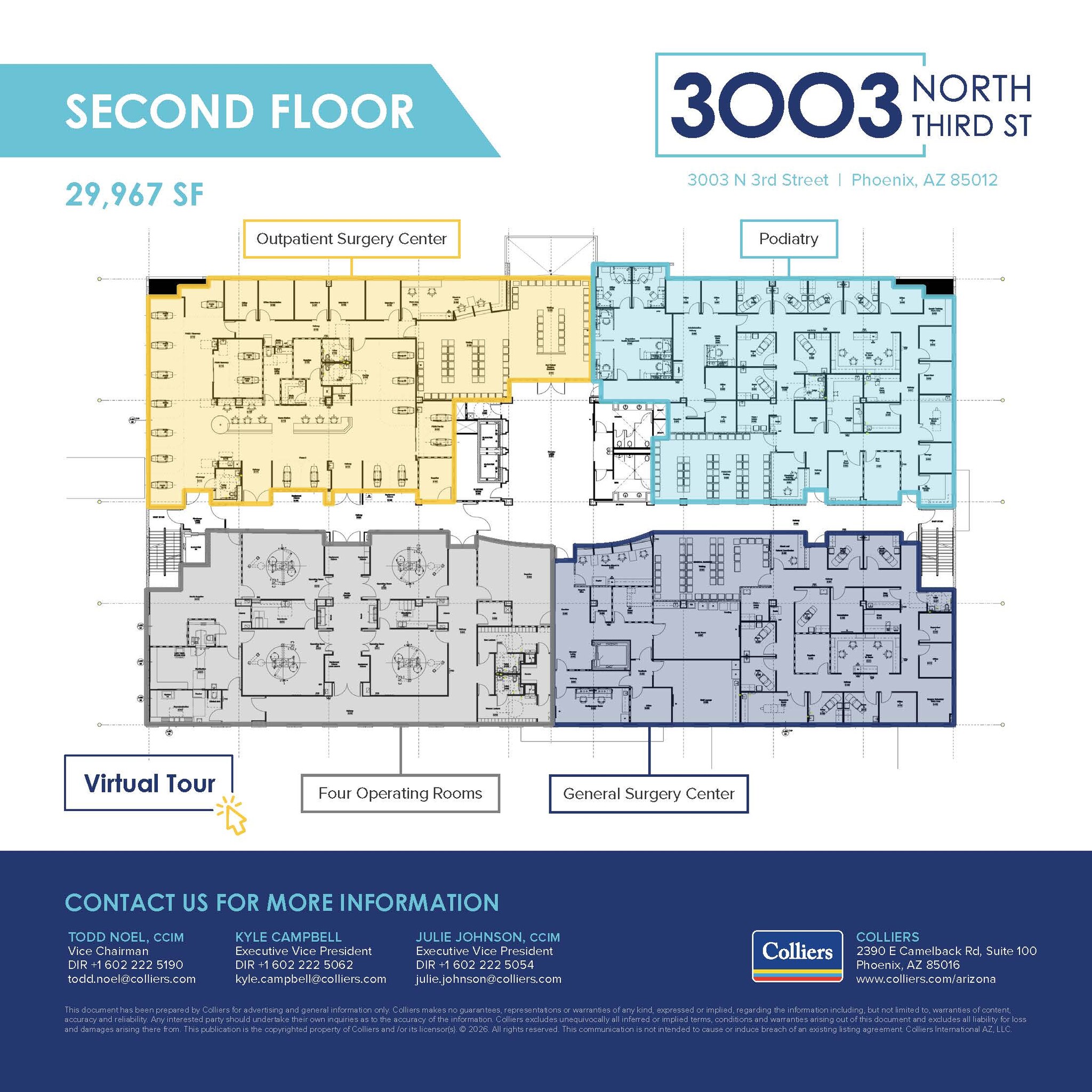 3003 N 3rd St, Phoenix, AZ à vendre Plan d’étage– Image 1 sur 1