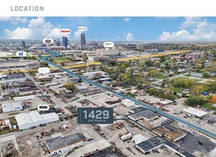 1429 2nd Ave, Des Moines, IA - Vue aérienne  vue de carte