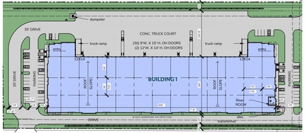 3545 Hardrock Rd, Grand Prairie, TX à louer Plan d’étage– Image 2 sur 6