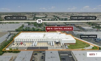 Plus de détails pour 888 N Central Ave, Wood Dale, IL - Industriel/Logistique à louer