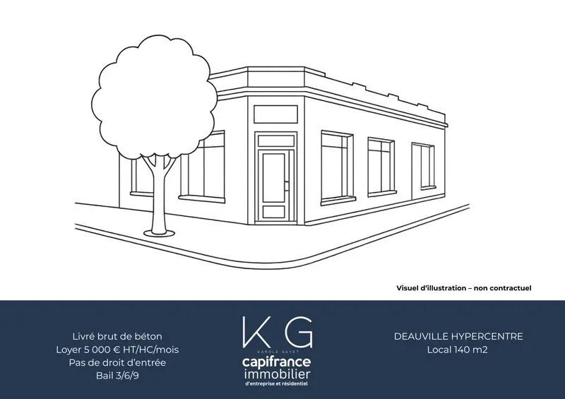 Local commercial dans Deauville à louer Photo de l’immeuble– Image 1 sur 17