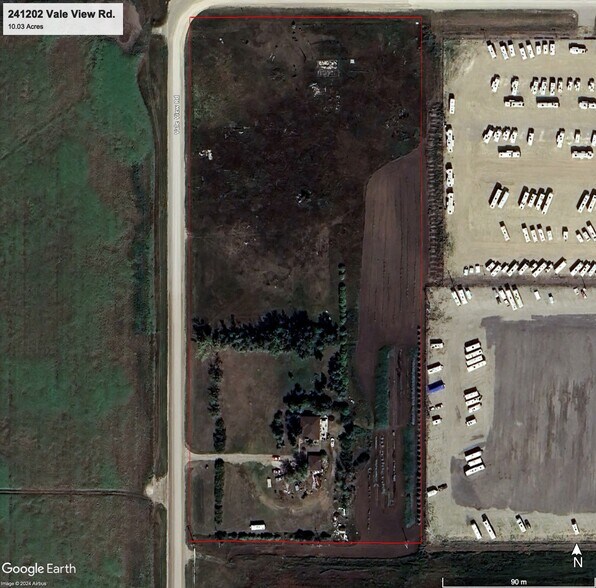 241202 Vale View Rd, Rocky View No 44, AB à vendre - Aérien – Image 2 sur 4