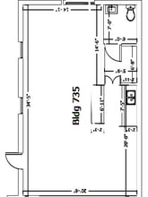 735 Broadway, Dunedin, FL à louer Plan d’étage– Image 1 sur 1