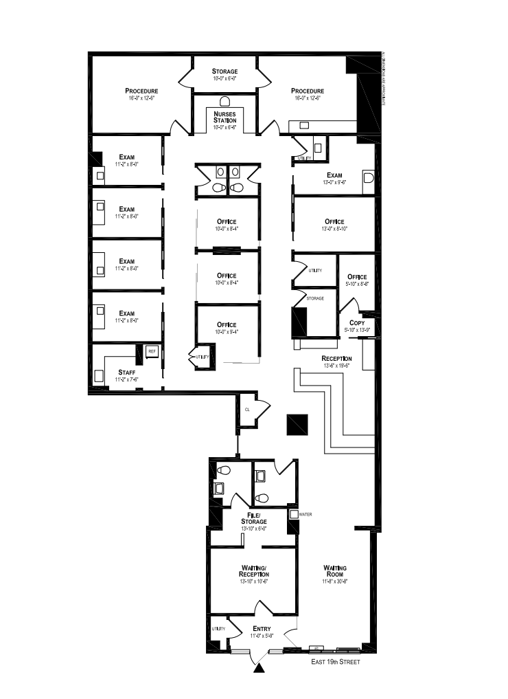 233 3rd Ave, New York, NY à louer Plan d’étage– Image 1 sur 1