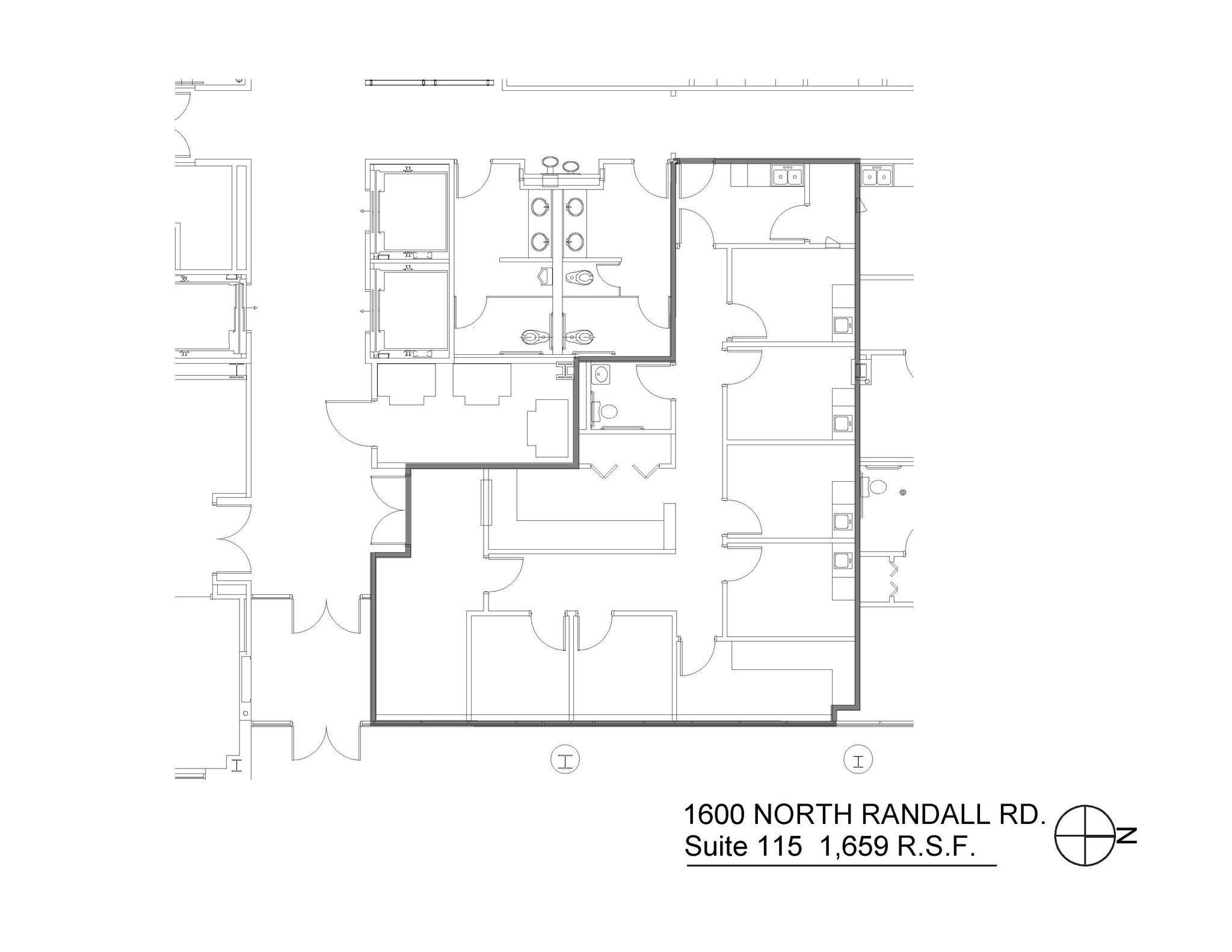 1600 N Randall Rd, Elgin, IL à louer Plan d’étage– Image 1 sur 1