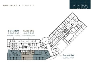 7500 Rialto Blvd, Austin, TX à louer Plan d’étage– Image 1 sur 1