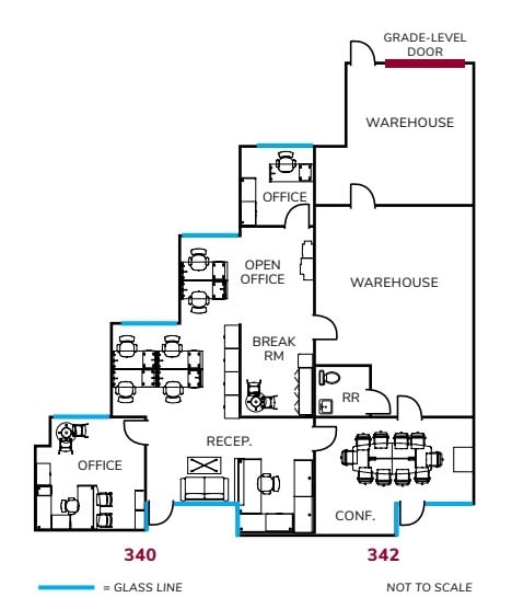 340-358 State Pl, Escondido, CA à louer Plan d’étage– Image 1 sur 1