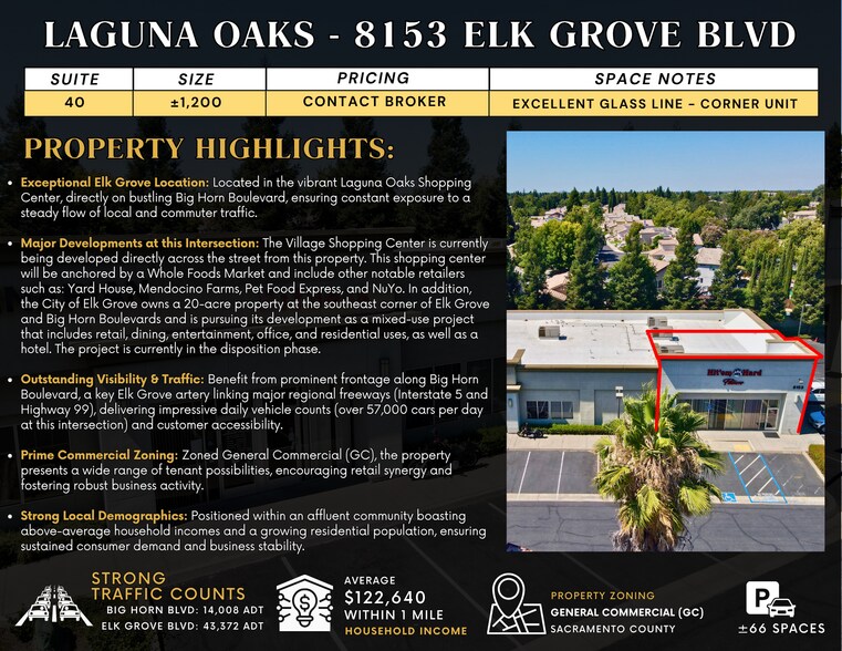 8153 Elk Grove Blvd, Elk Grove, CA à louer - Photo de l’immeuble – Image 2 sur 9