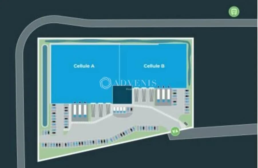 Industriel/Logistique dans Tremblay-en-France à louer - Plan de site – Image 3 sur 4