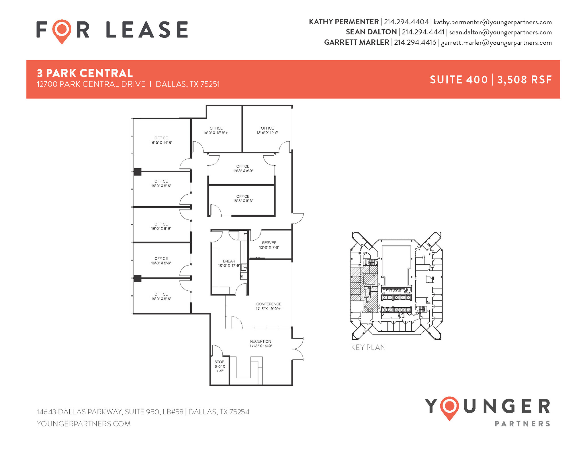 12700 Park Central Dr, Dallas, TX à louer Plan d’étage– Image 1 sur 1