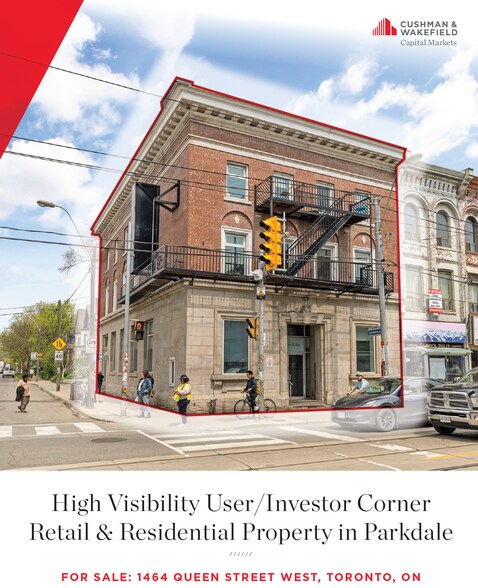1464 Queen St W, Toronto, ON à vendre - Photo de l’immeuble – Image 1 sur 5