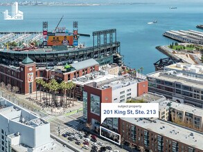 201-213 King St, San Francisco, CA - Vue aérienne vue de carte