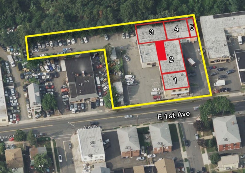 439-443 E 1st Ave, Roselle, NJ à louer - Photo de l’immeuble – Image 1 sur 5