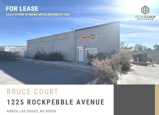 Plus de détails pour 1225 Rockpebble Ave, North Las Vegas, NV - Industriel/Logistique à louer