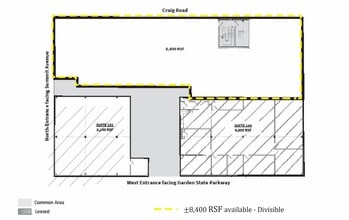 160 Summit Ave, Montvale, NJ à louer Plan d’étage– Image 1 sur 4